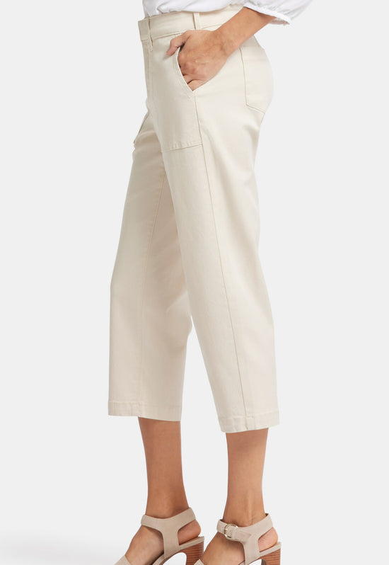 Cropped Utility Pants - White Creek