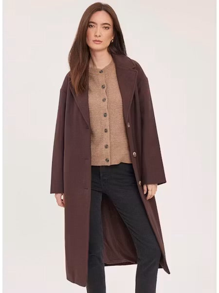 Agatha Coat - Chocolate Brown
