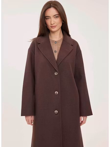 Agatha Coat - Chocolate Brown