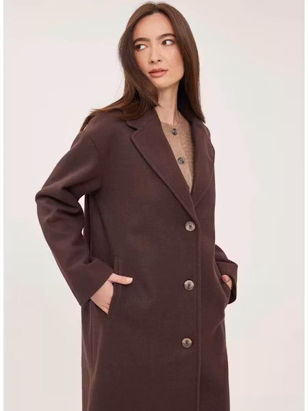 Agatha Coat - Chocolate Brown