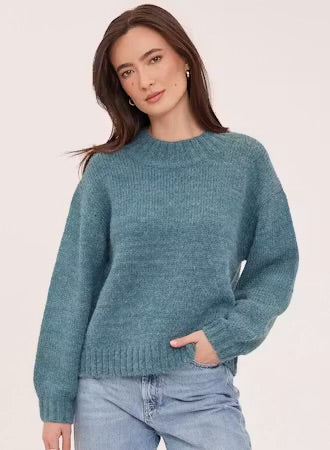 Tova Pullover Sweater - Heather Jewel