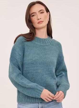 Tova Pullover Sweater - Heather Jewel
