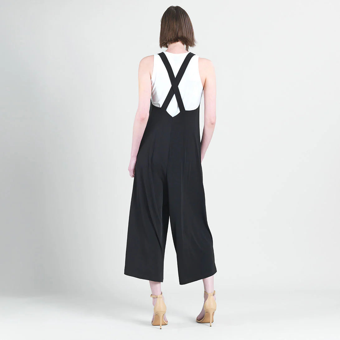 Cross-Back Jumpsuit - Black