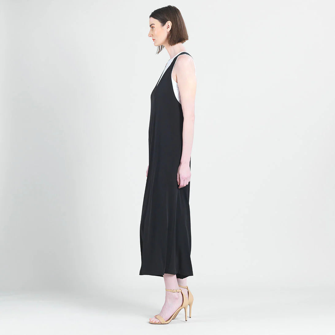 Cross-Back Jumpsuit - Black