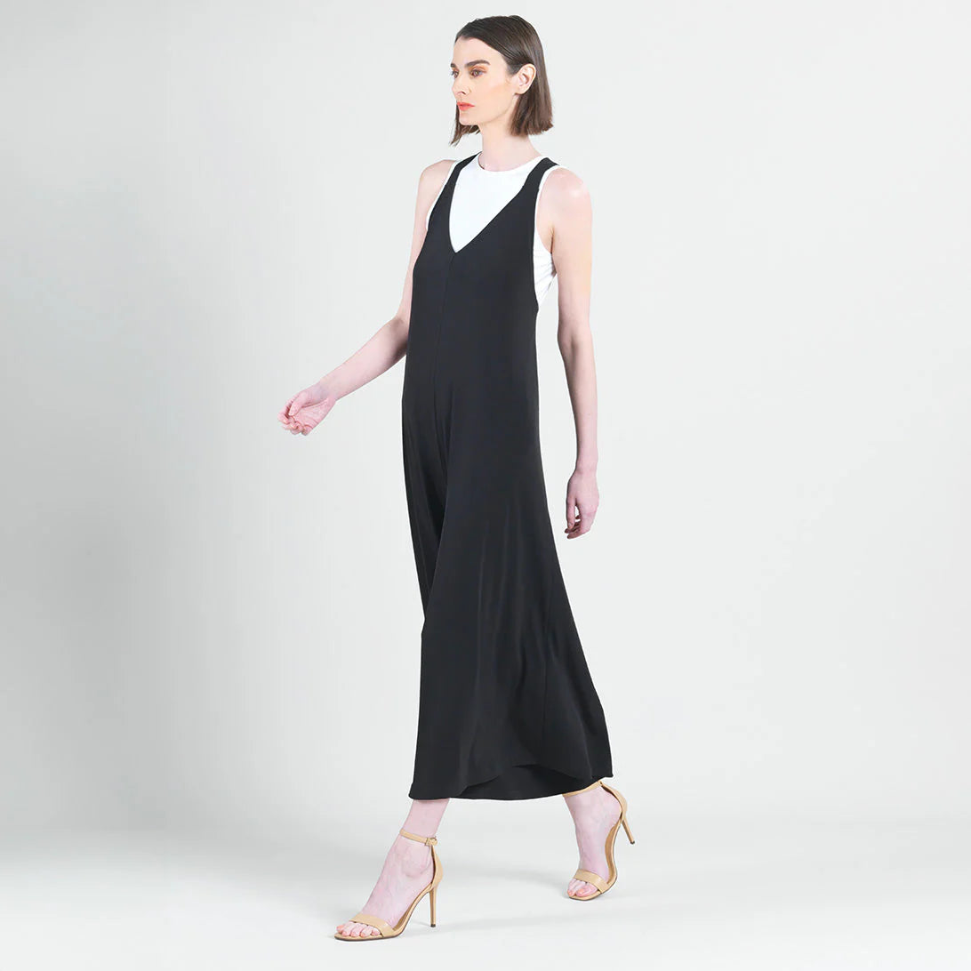 Cross-Back Jumpsuit - Black