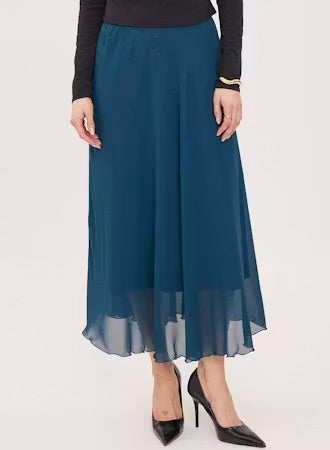 Arianna Flowy Skirt - Spruce