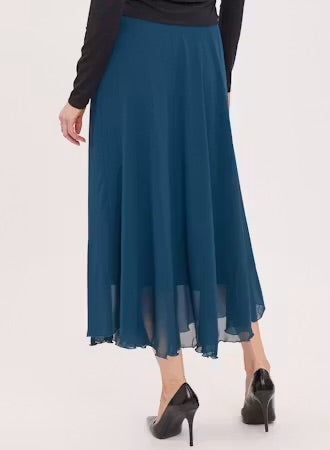 Arianna Flowy Skirt - Spruce