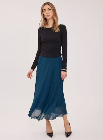 Arianna Flowy Skirt - Spruce
