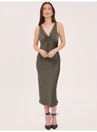 Antonia Midi Dress - Olive