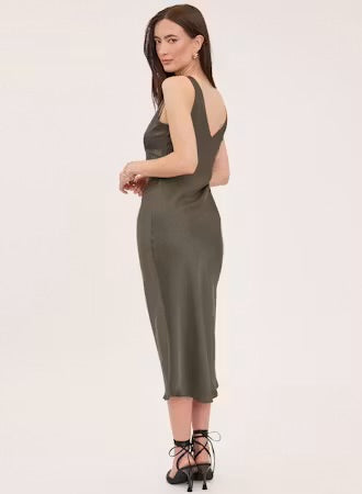 Antonia Midi Dress - Olive