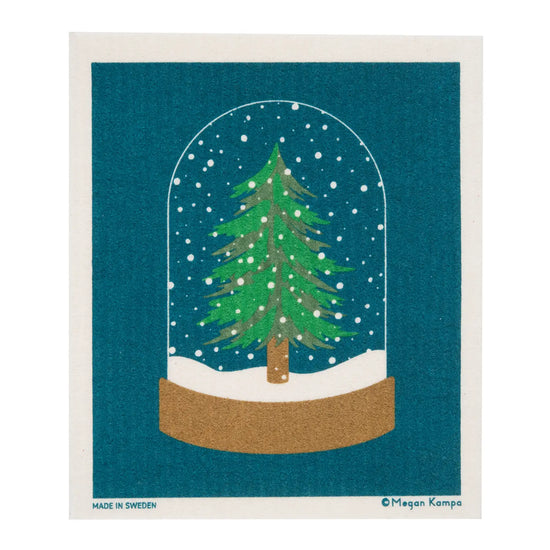 Swedish Dishcloth - Snow Globe