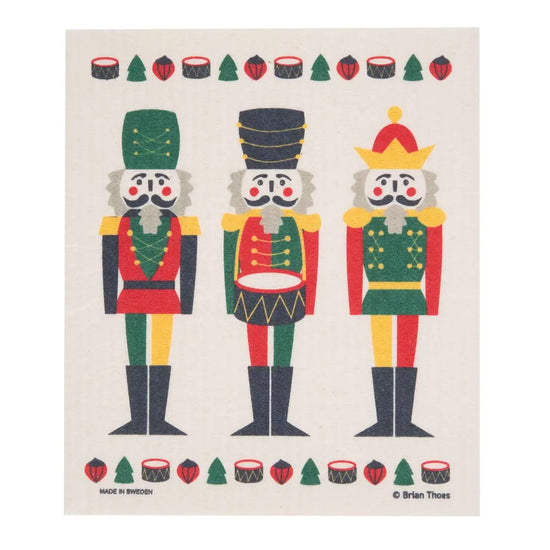 Swedish Dishcloth - Nutcrackers