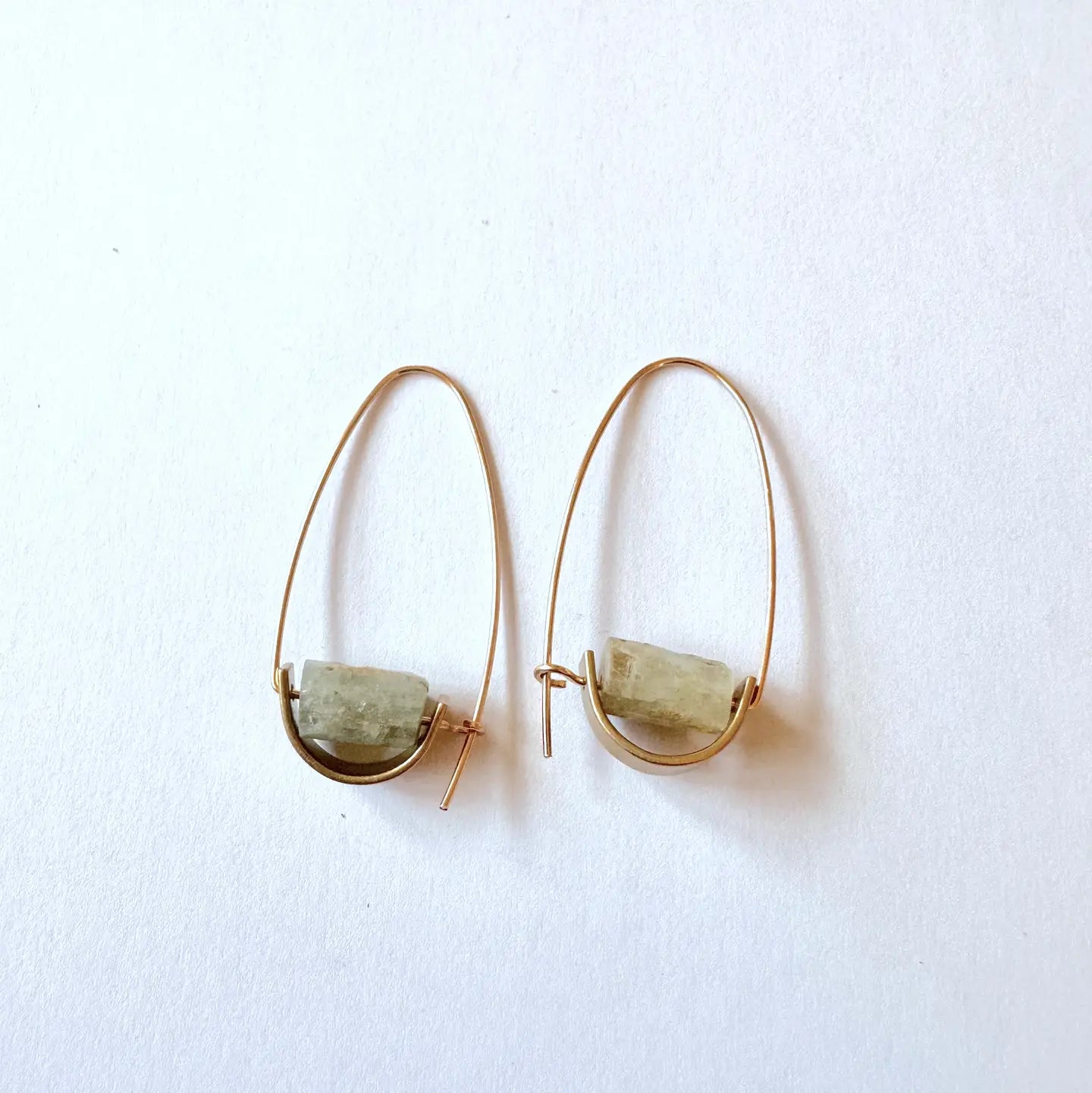 Belen Earrings - Light Blue Kyanite