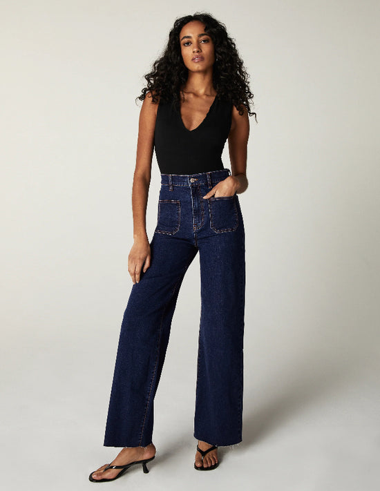 Noemi Full Length Wide Leg Jeans - Robertson