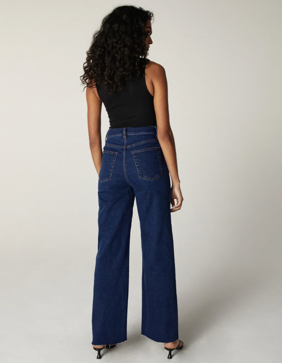 Noemi Full Length Wide Leg Jeans - Robertson