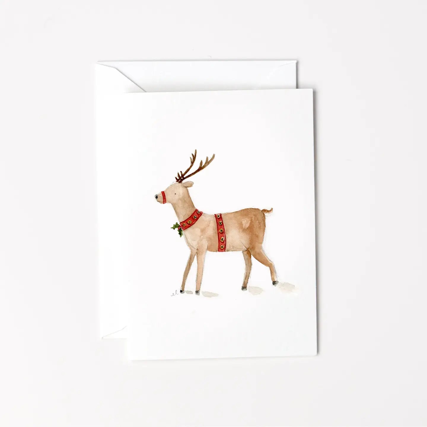 Reindeer Bells Mini Note Card