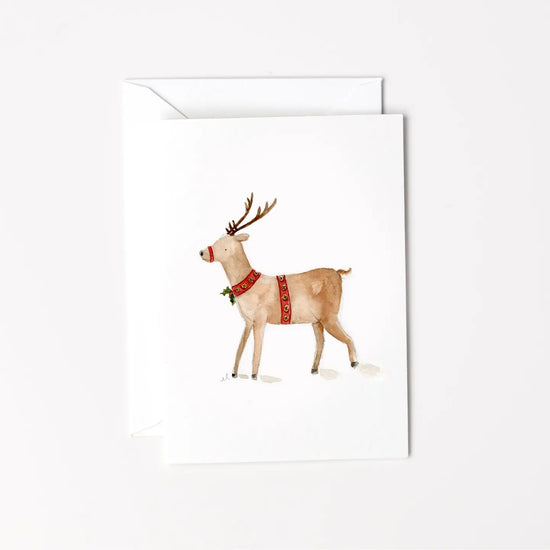 Reindeer Bells Mini Note Card