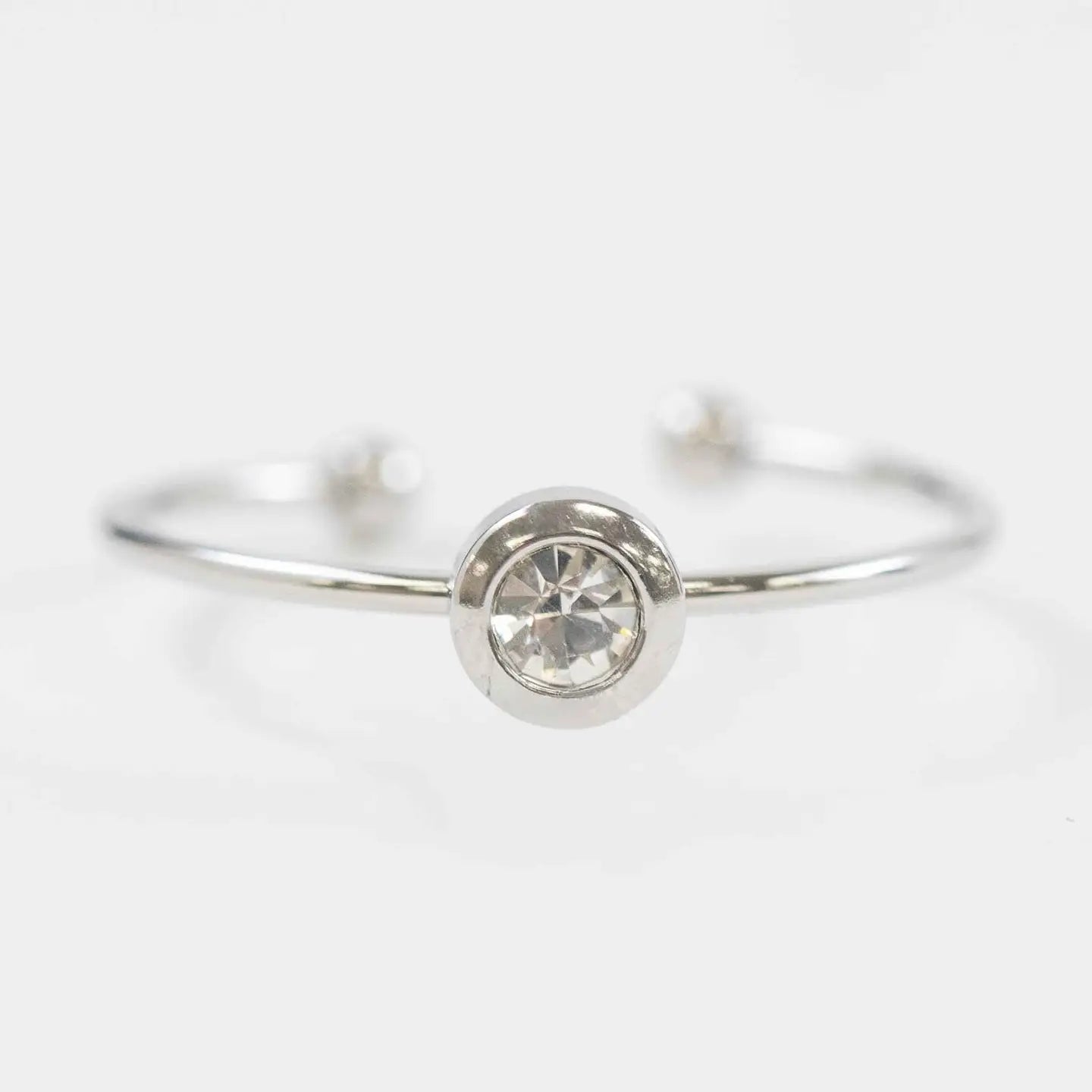 Circle Charm Adjustable Ring