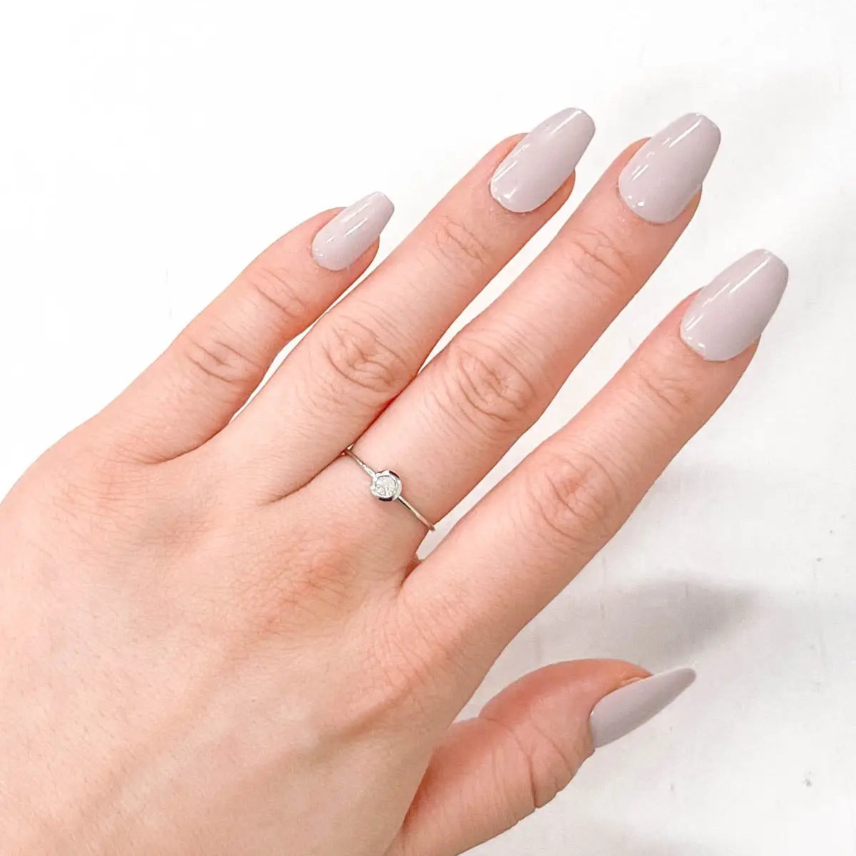 Circle Charm Adjustable Ring
