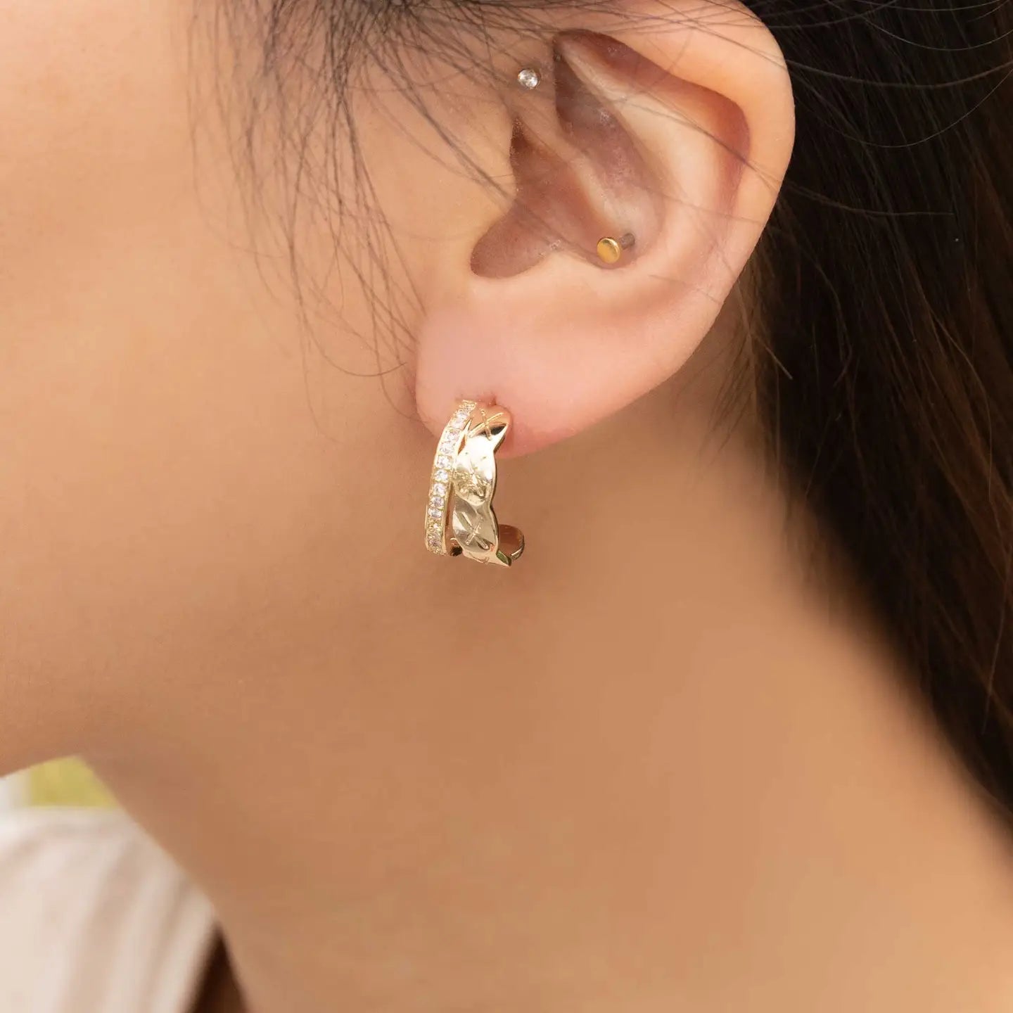Moderne Hoop Earrings