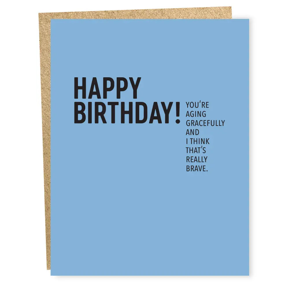 Brave Birthday Card