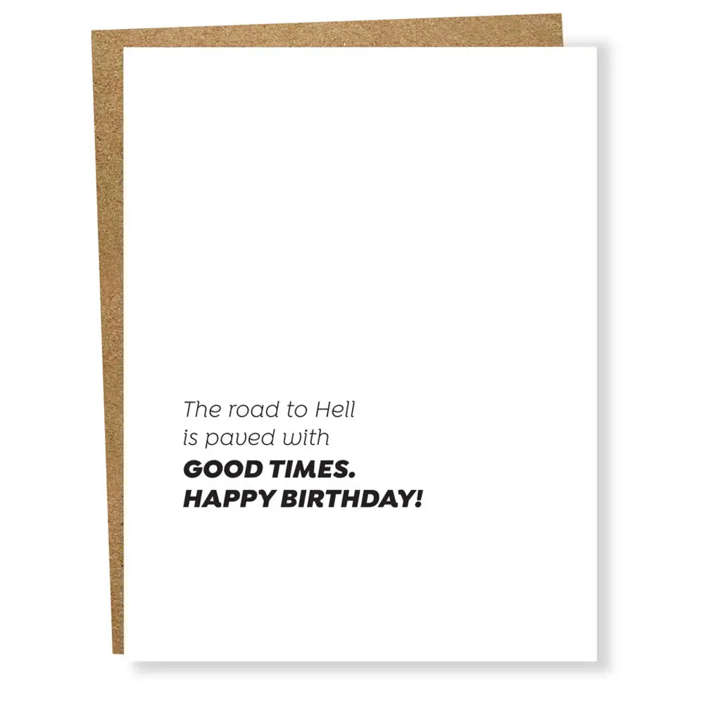 Good Times Birthday Card