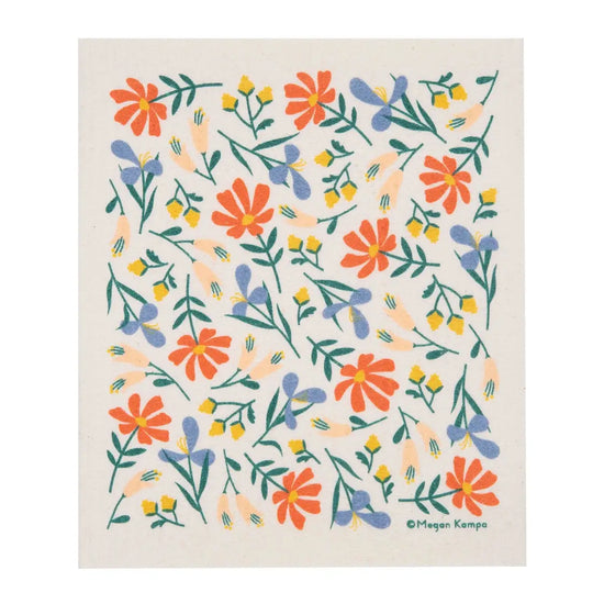 Swedish Dishcloth - Mayflowers