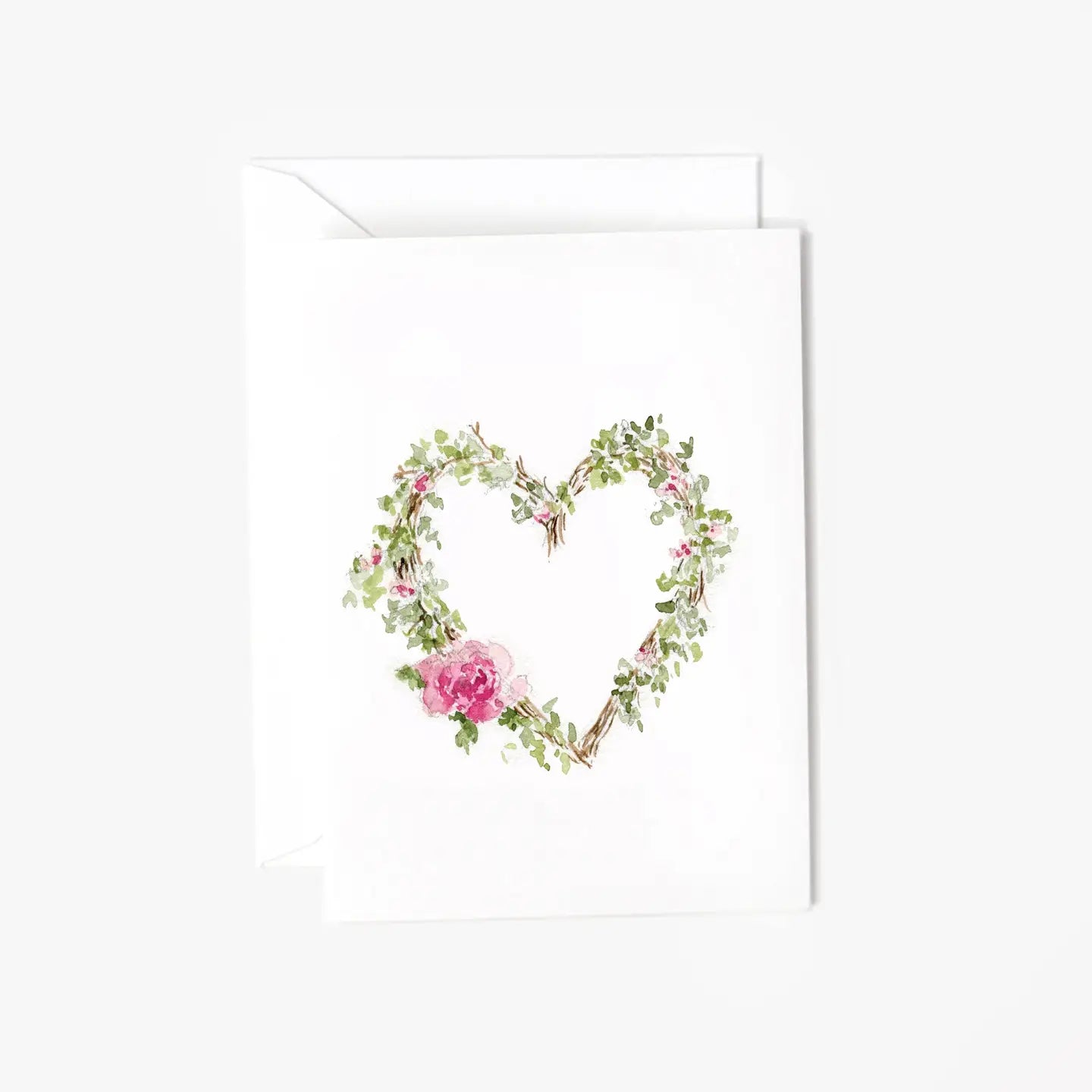 Heart Wreath Mini Notecard