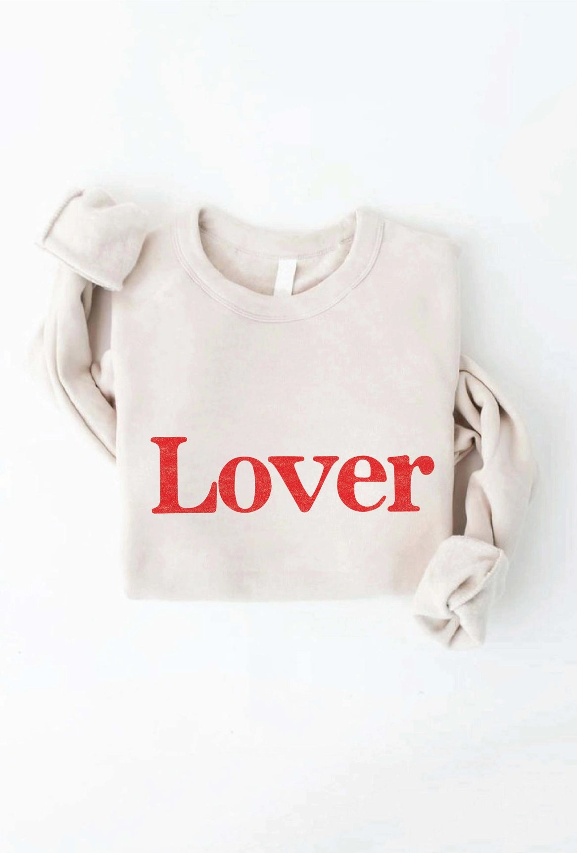 Lover Graphic Sweatshirt - Heather Dust