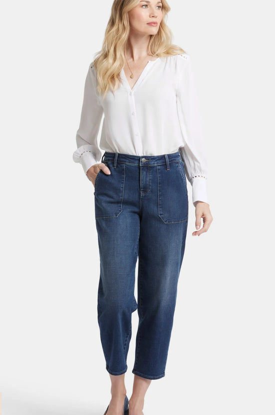 Relaxed Utility Ankle Jeans - Wellspring