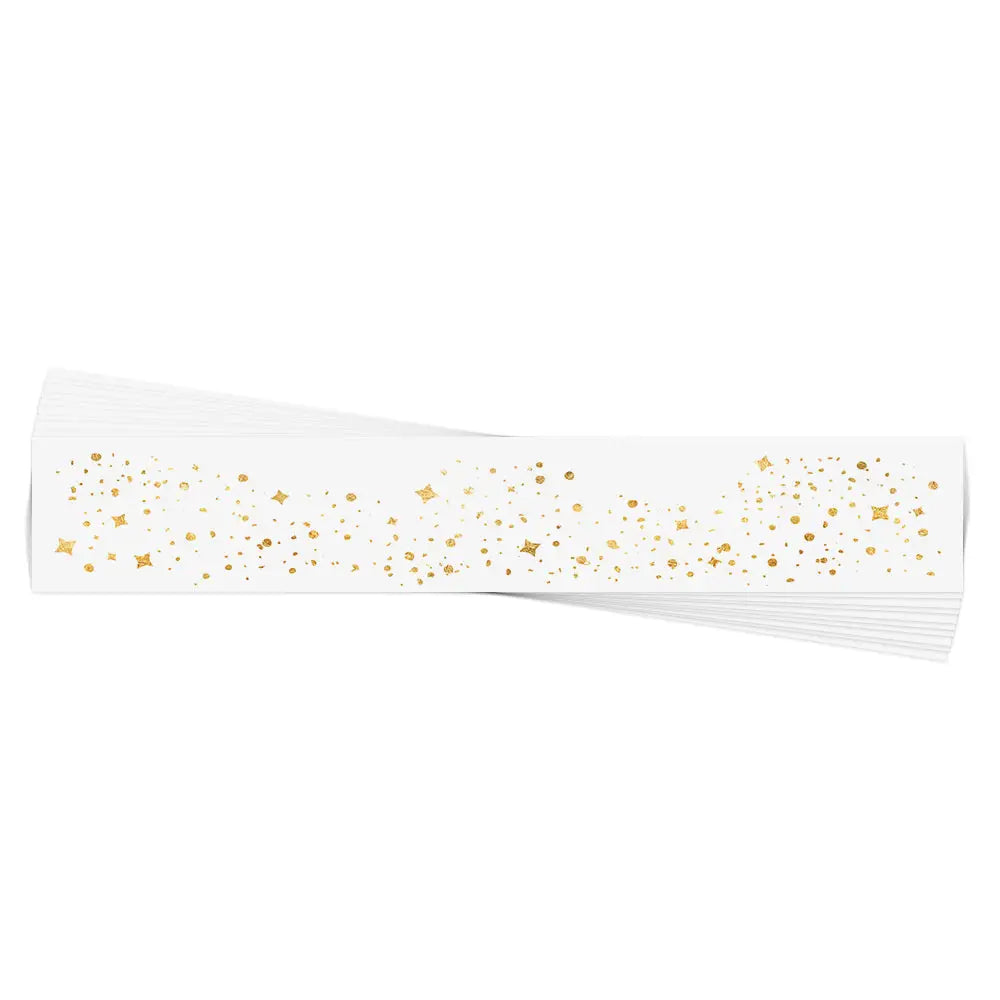 Galactic Gold Face Freckles Temporary Tattoos