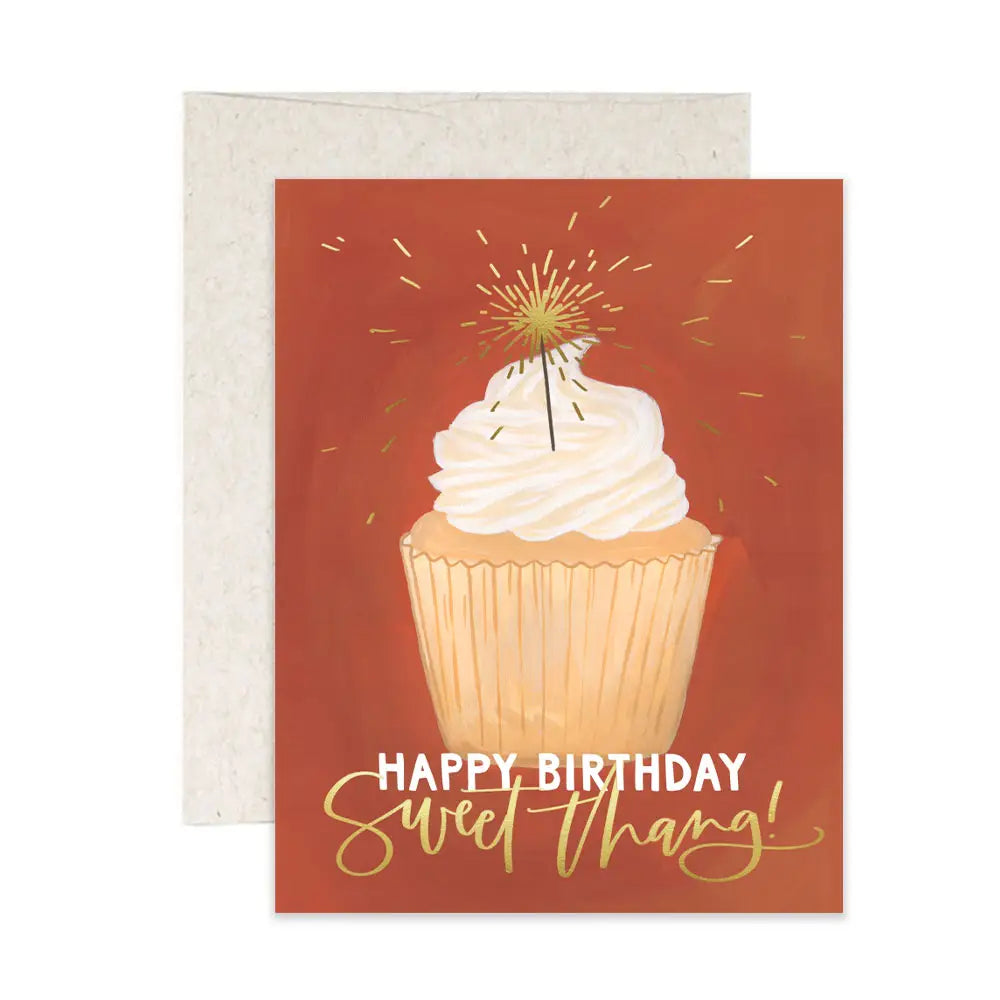 Cupcake Birthday Greeting Card