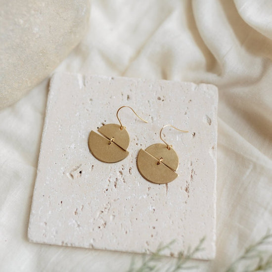 Brass Earrings - No. 1