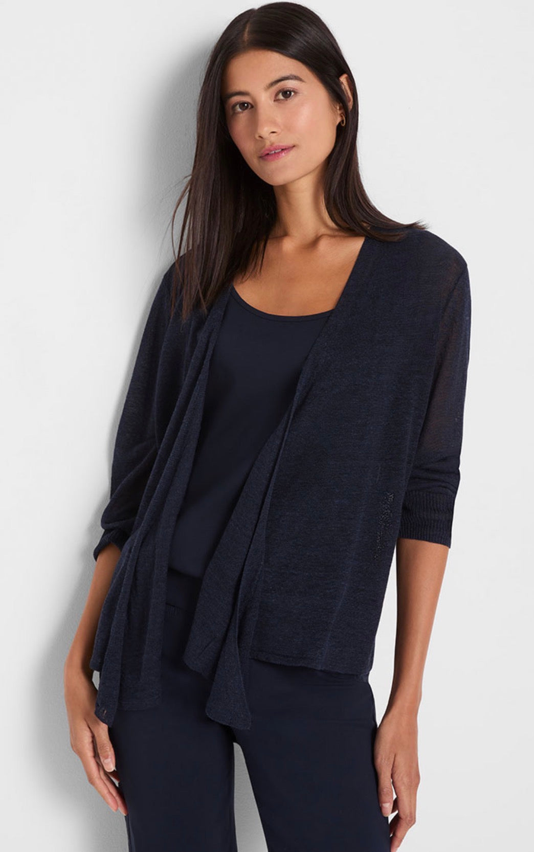 Four-Way Cardigan Sweater - Indigo