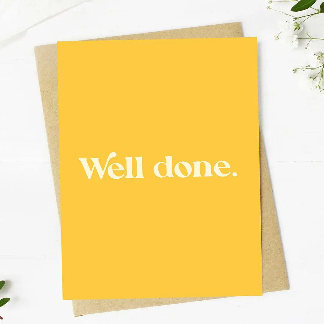 Well Done Greeting Card
