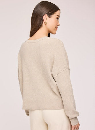 Echo Pullover Sweater - Heather Sand