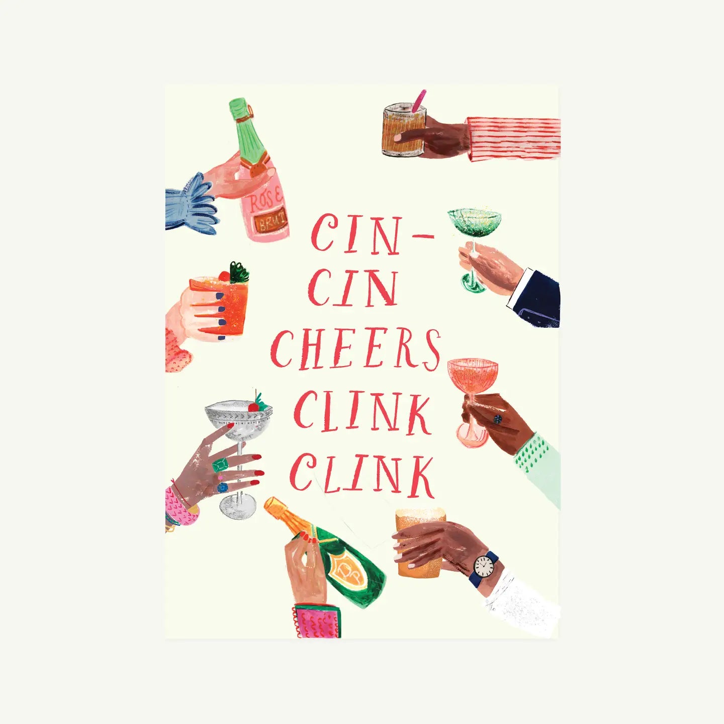 Cin Cin Congratulations Greeting Card