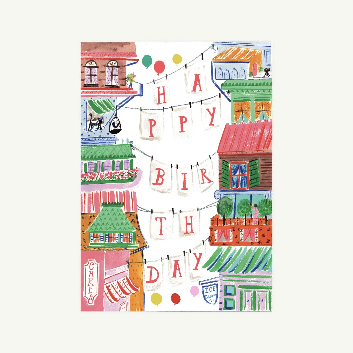I Am Not Doing Laundry on My Birthday Greeting Card