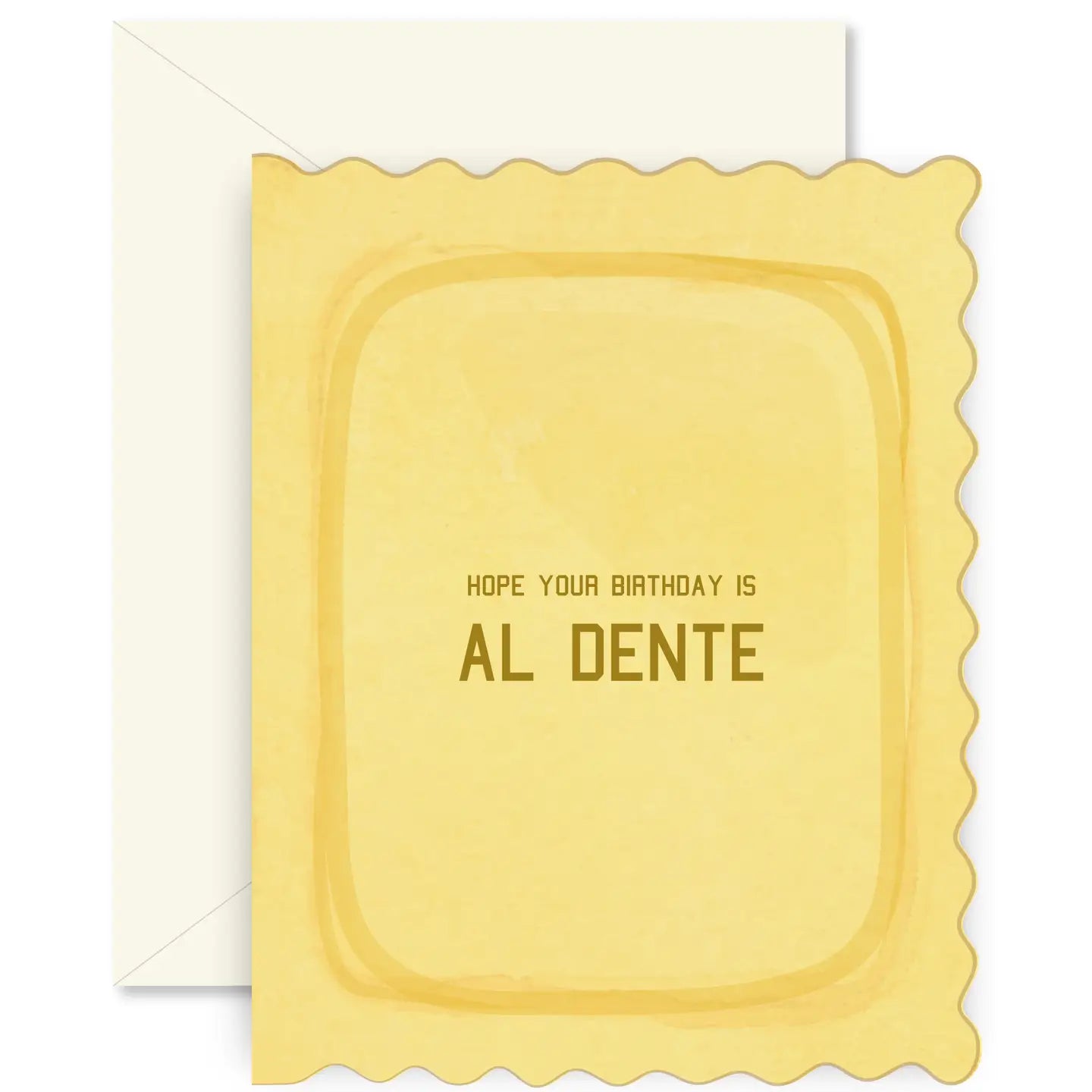 Pasta Al Dente Birthday Greeting Card