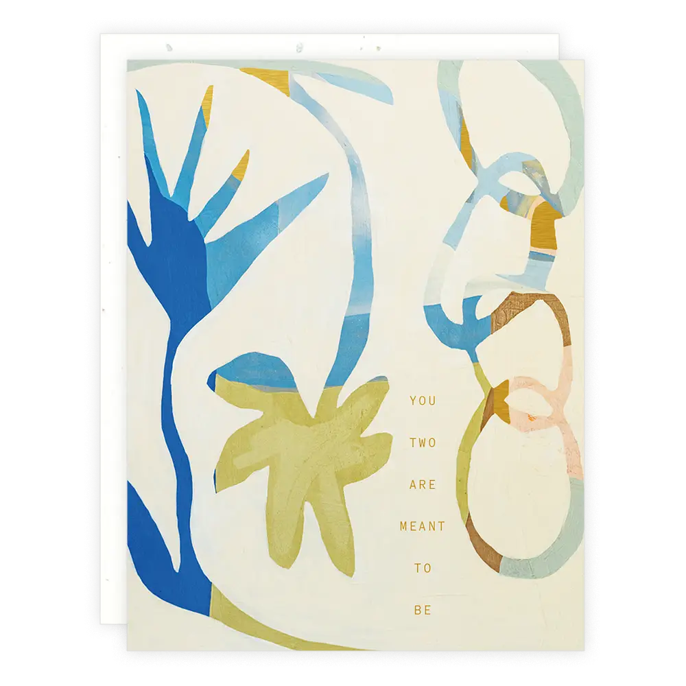 Meant to Be Wedding Greeting Card