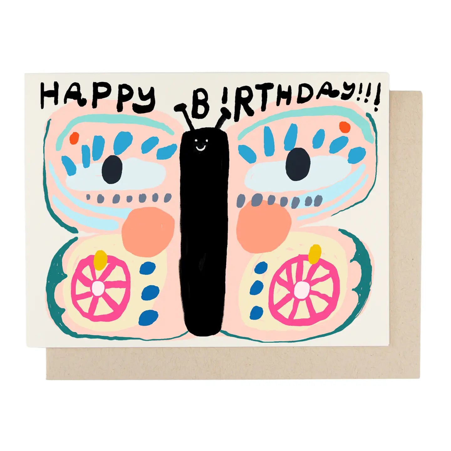 Birthday Butterfly Greeting Card