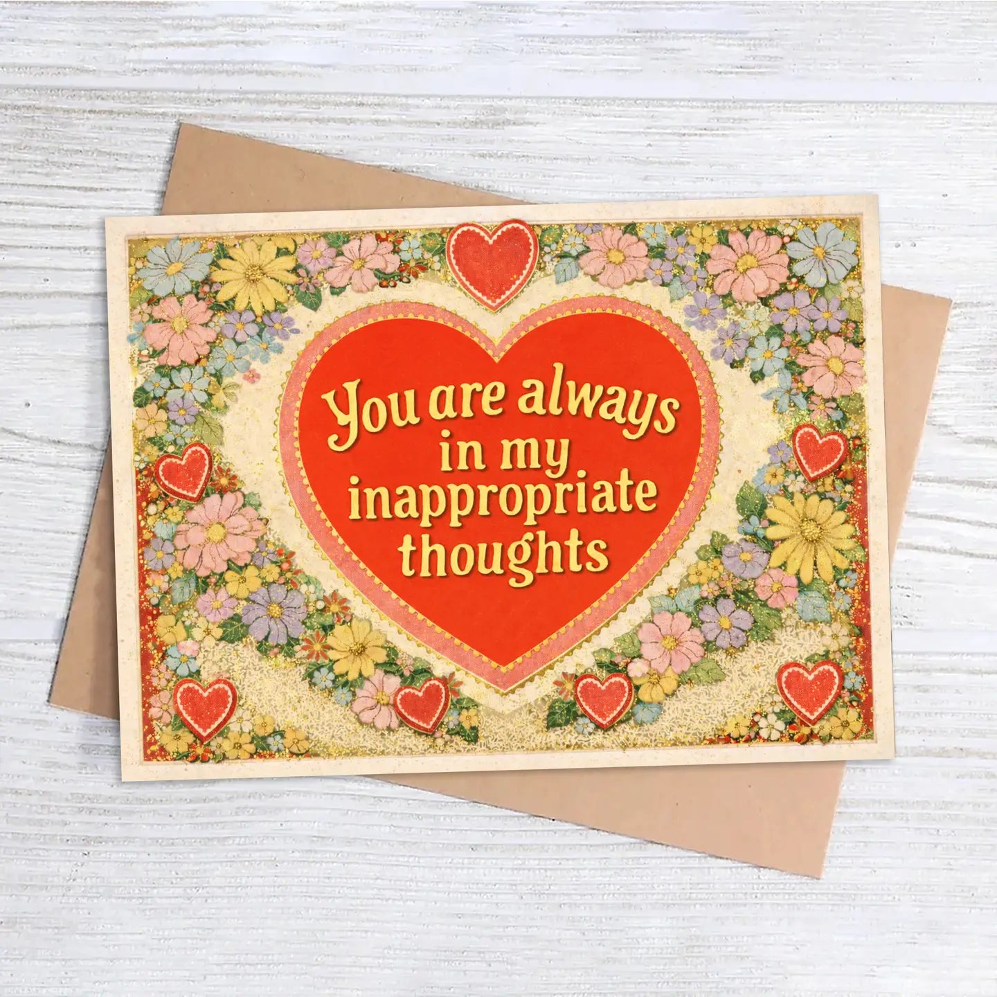 Inappropriate Thoughts Greeting Card
