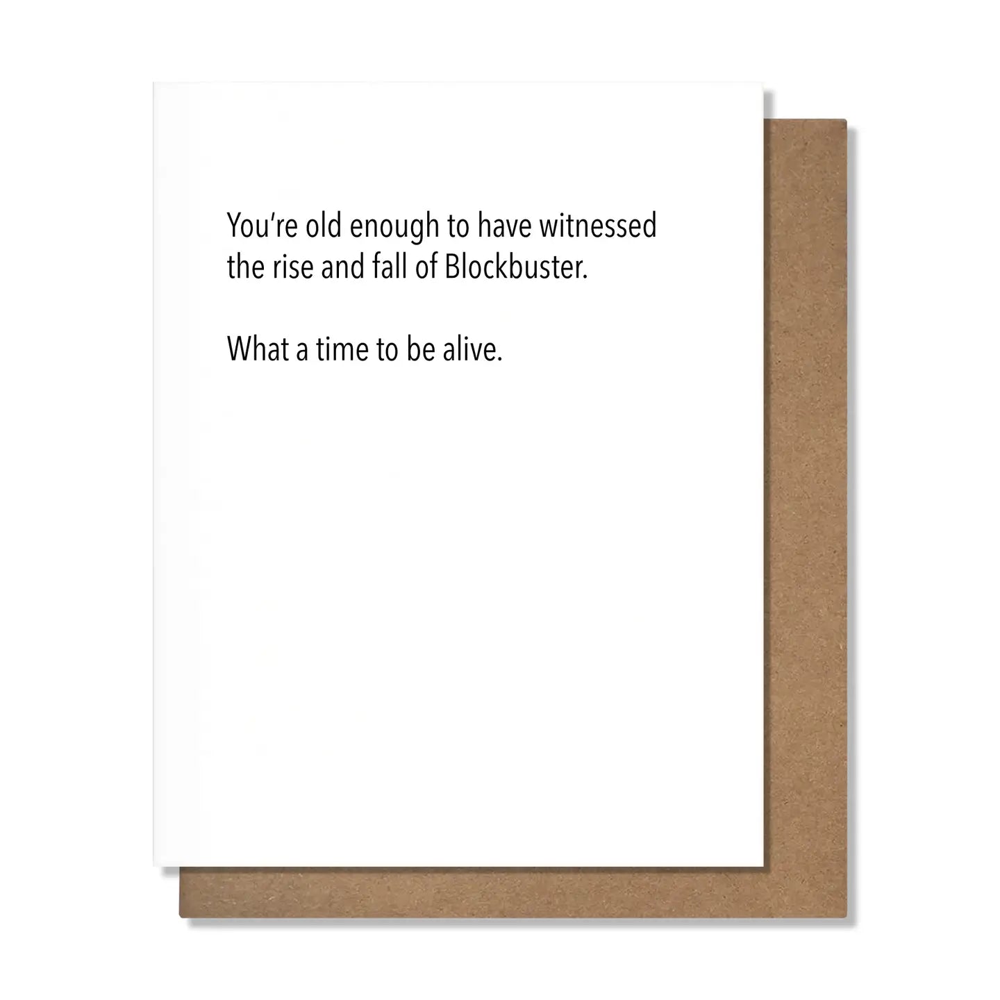 Blockbuster Birthday Greeting Card