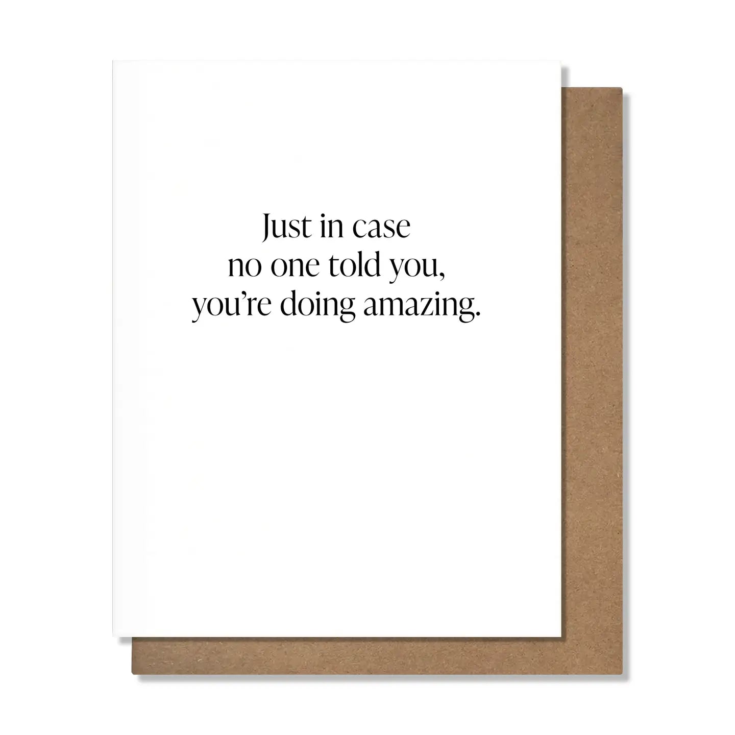 Doing Amazing Sympathy Greeting Card