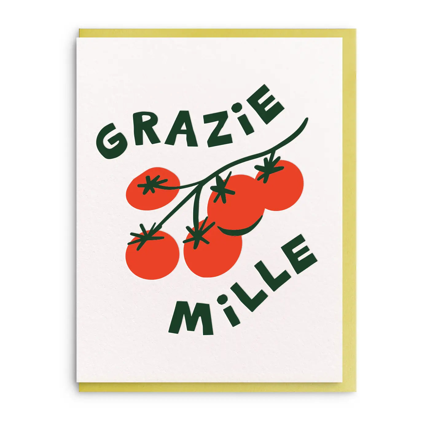 Grazie Mille Greeting Card