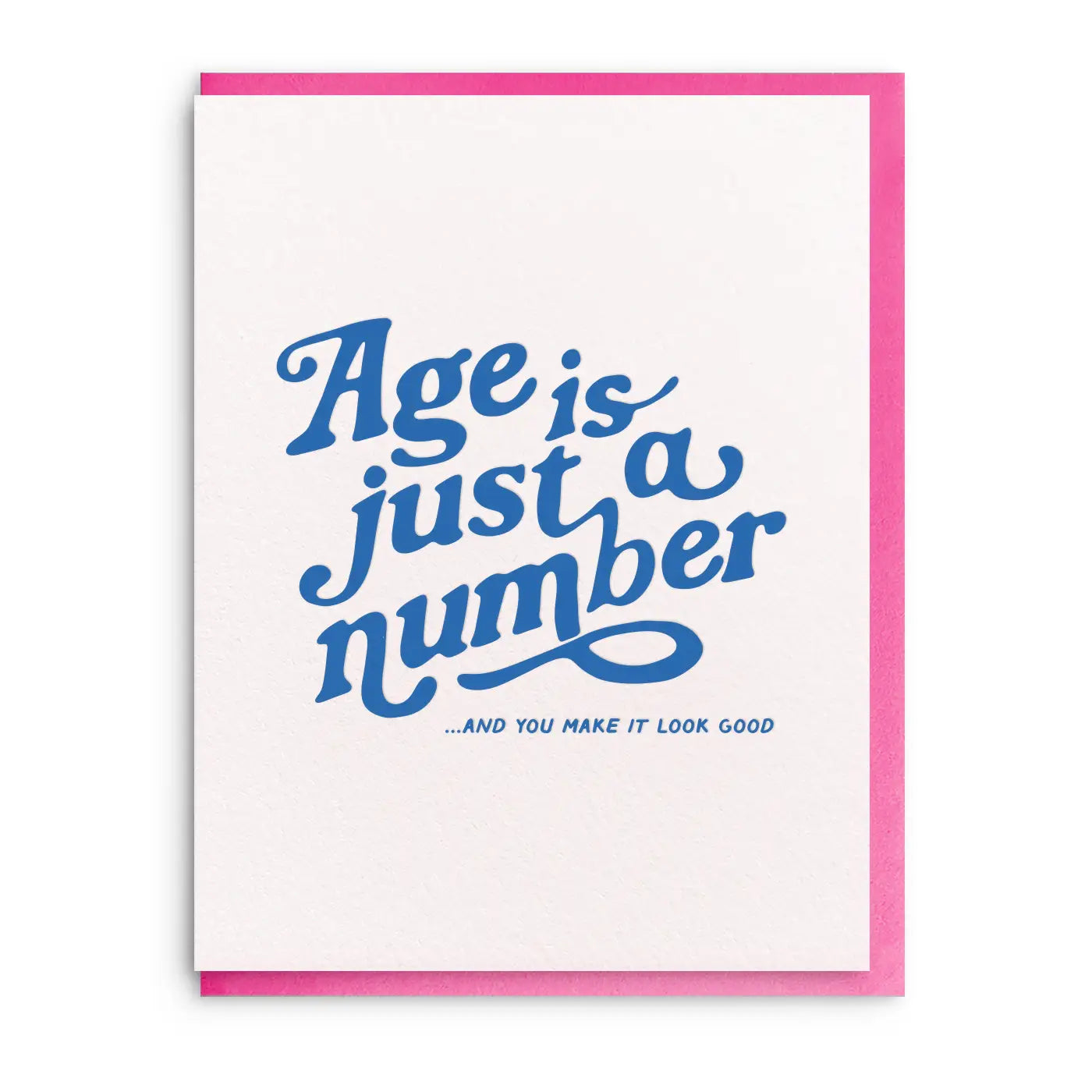 Just a Number Birthday Greeting Card