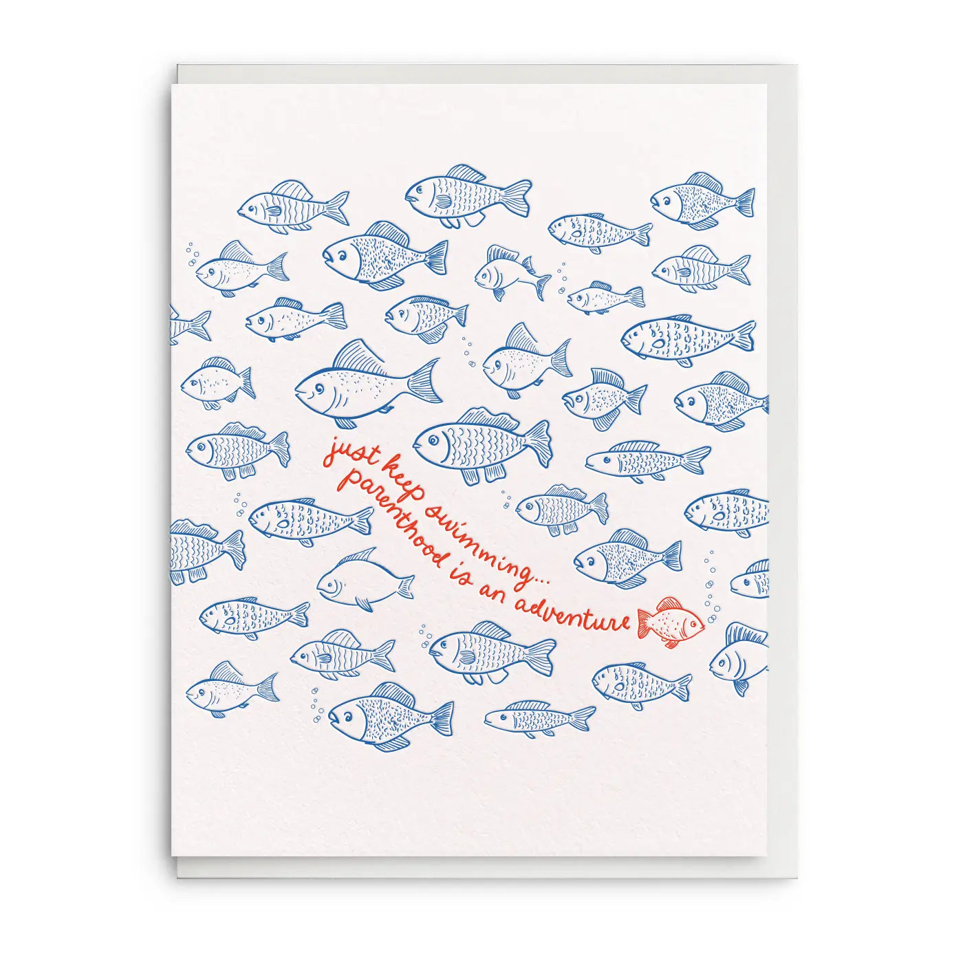 Keep Swimming Baby Greeting Card
