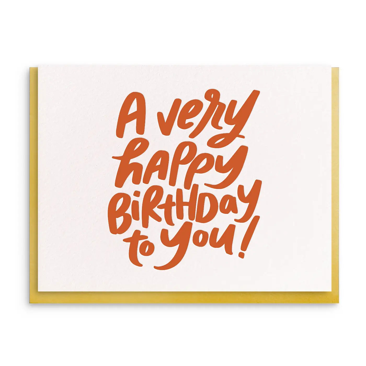 Very HBD Birthday Greeting Card