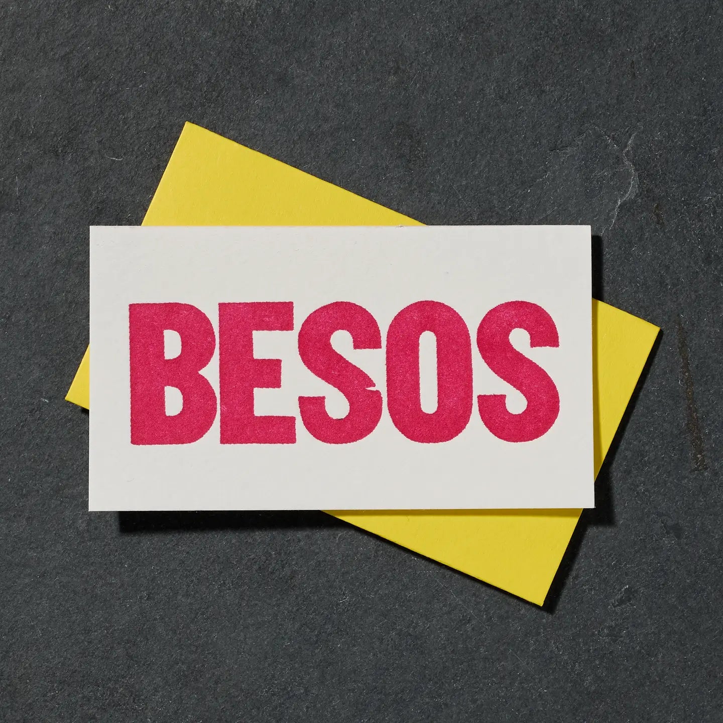 Beso Mini Greeting Card