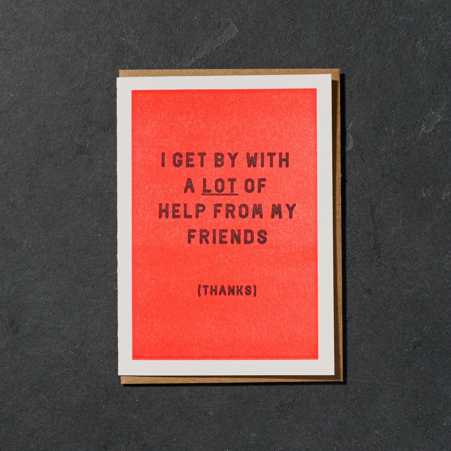 Help From My Friends Greeting Card